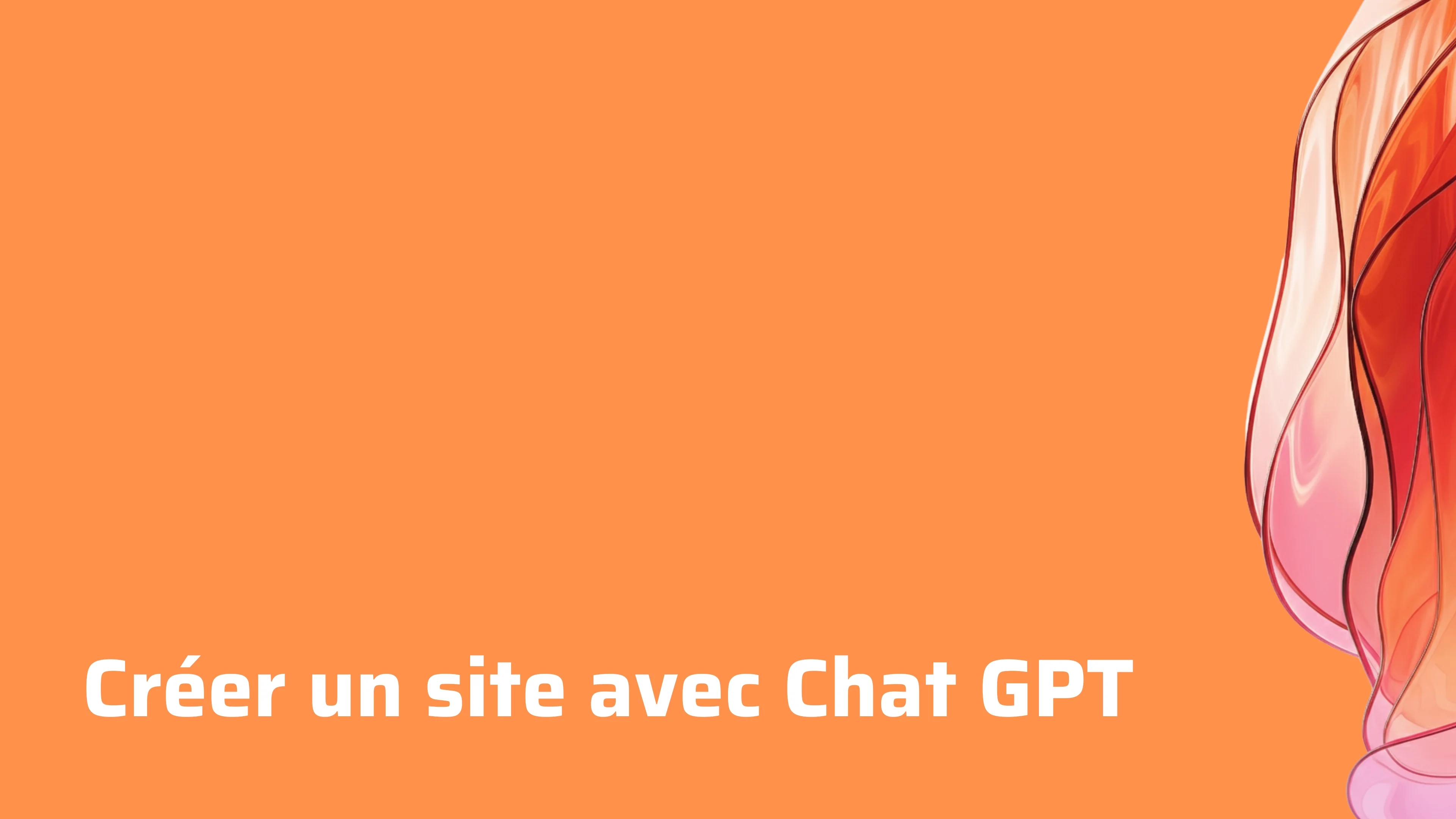 Créer un site web avec ChatGPT : publier vite, proprement, sans CMS